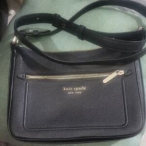 Kate Spade Black Pebbled Leather Crossbody Bag
